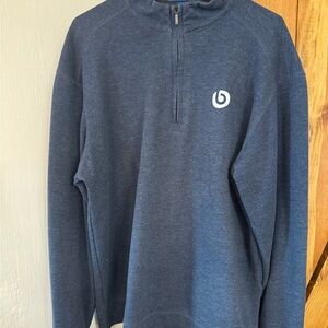 Port Authority Men's Deep Blue Zip-Up Sweater